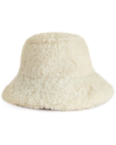 ARKET Teddy Bucket Hat - Natural
