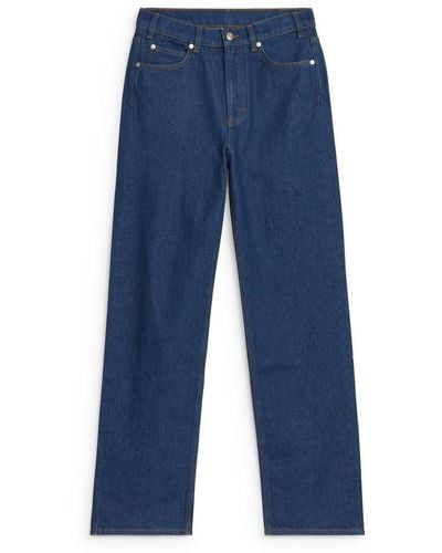 ARKET Poplar Mid Relaxed Jeans - Blau