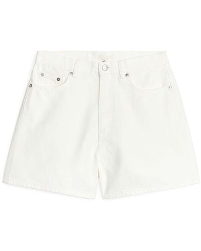 ARKET Denim Shorts - White