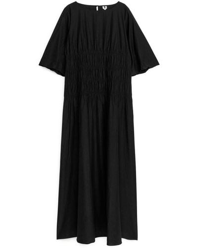 ARKET Short-sleeved Maxi Dress - Black