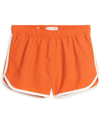 ARKET Contrast Binding Swimshorts - Orange