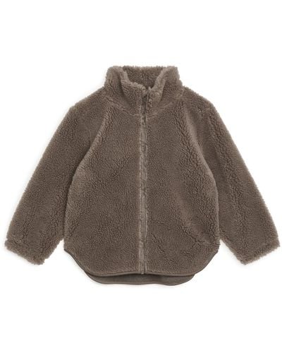 ARKET Fleece Jacket - Brown