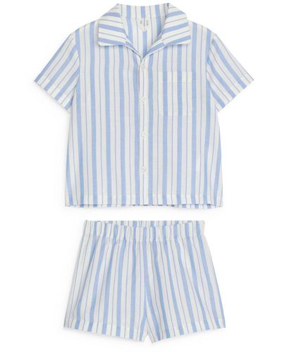 ARKET Cotton Pyjama Set - Blue