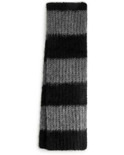 ARKET Wool Alpaca Scarf - Black