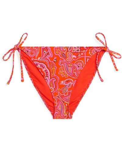 ARKET Tie Tanga Bikini Bottom - Red