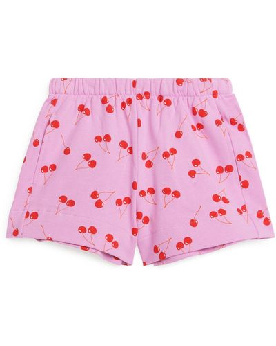ARKET French Terry Shorts - Pink