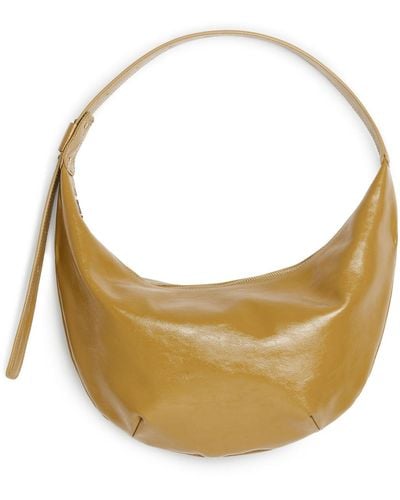 ARKET Mid Size Curved Shoulder Bag - Natural