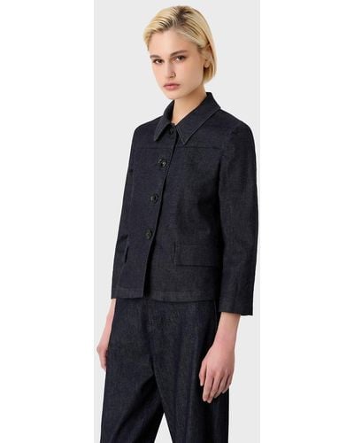 Emporio Armani Jean and denim jackets for Women | Online Sale up to 78% off  | Lyst