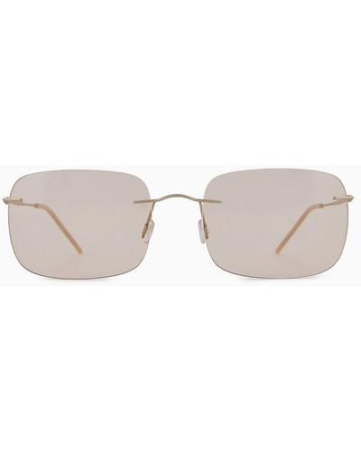 Giorgio Armani Pillow Sunglasses - White