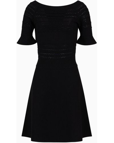 Emporio Armani Short Dresses - Black