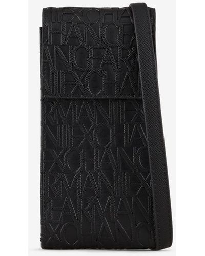 Armani Exchange Armani Exchange - Eco Leather Techcase - Black