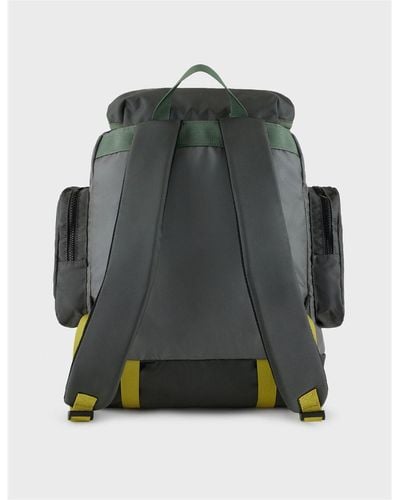 Armani Exchange Recycled Technical Fabric Backpack - Green