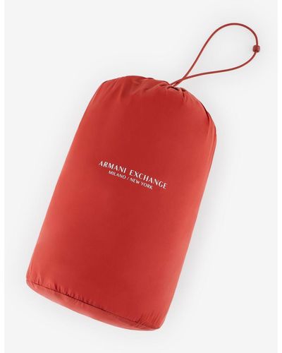 Armani Exchange Milano New York Puffer Jacket - Red
