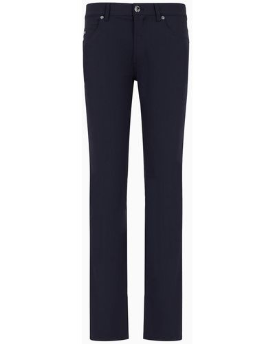 Emporio Armani J05 Regular-fit Denim Jeans - Blue