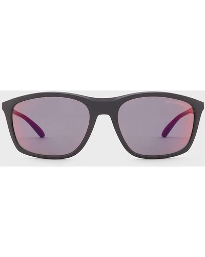 Emporio Armani Eckige Sonnenbrille Für Herren - Mehrfarbig