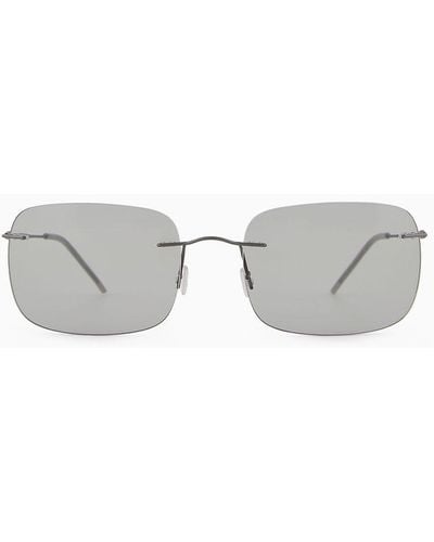 Giorgio Armani Pillow Sunglasses - White