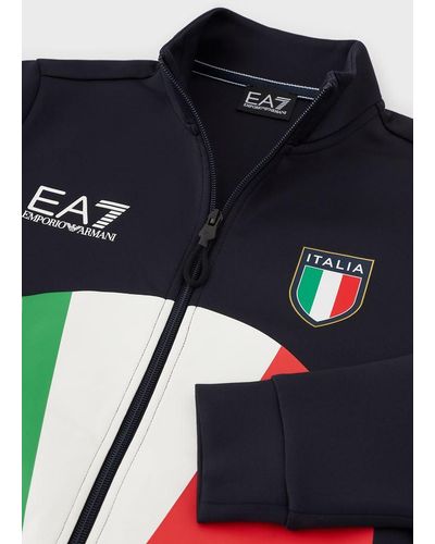 Emporio Armani Tuta Team Italia Podio Olimpiadi Tokyo 2020 - Blu
