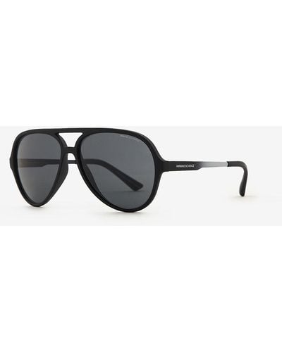 Armani Exchange Pilot Sunglasses - White