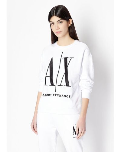 Armani Exchange Sweatshirts for Women Online Sale up to | Lyst