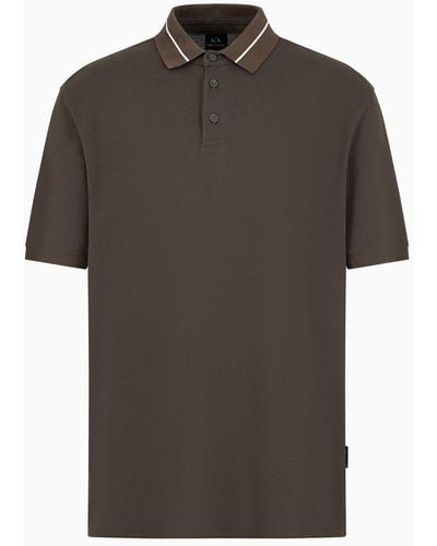 Armani Exchange Polo Shirts - Grey