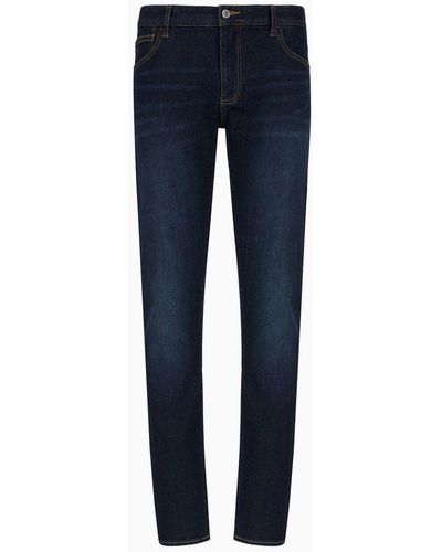 Armani Exchange J14 Skinny Denim Jeans - Blue