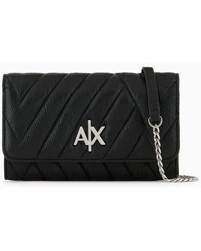 Armani Exchange Chained Wallet - Black