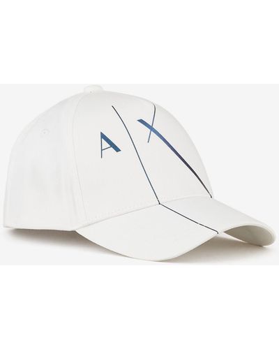 Armani Exchange Cappello con visiera - Bianco