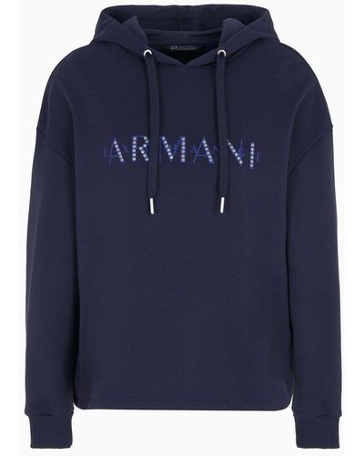 Armani Exchange Armani Sustainability Values Sweatshirt - Blue