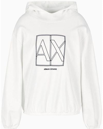 Armani Exchange Kapuzensweatshirts - Weiß