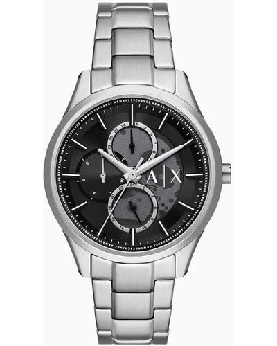 Armani Exchange Multifunction Stainless Steel Watch - Metallic