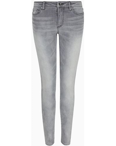 Armani Exchange Super Skinny Jeans - Grey