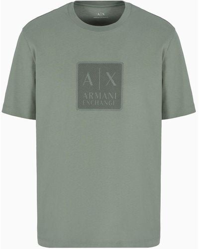 Armani Exchange Regular Fit T-shirts - Green