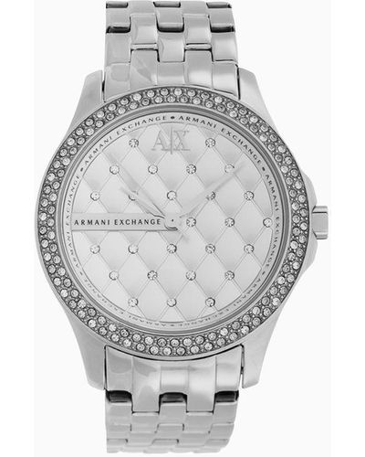 Armani Exchange Relojes Con Pulsera De Metal - Negro