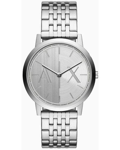 Armani Exchange Two-hand Stainless Steel Watch - White