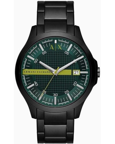 Armani Exchange Steel Strap Watches - Green