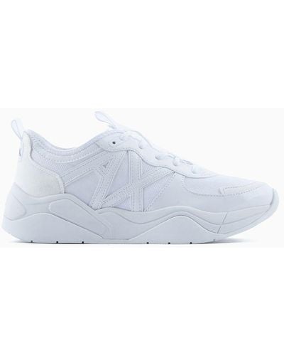 Armani Exchange Chunky Sport Sneakers - White