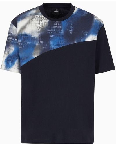 Armani Exchange T-shirts Décontractés - Bleu