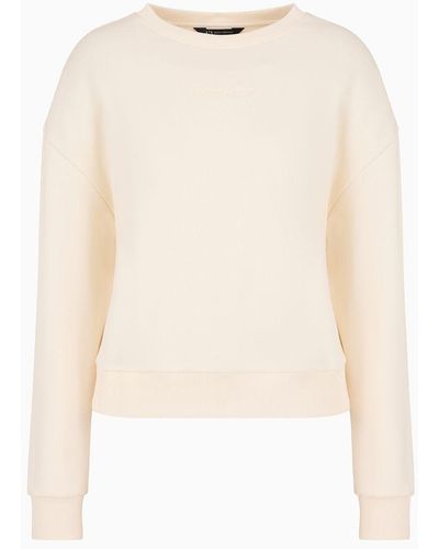 Armani Exchange Sweatshirts Ohne Kapuze - Weiß