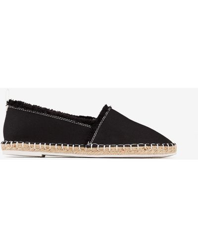 Armani Exchange Slip On Espadrilles - Black