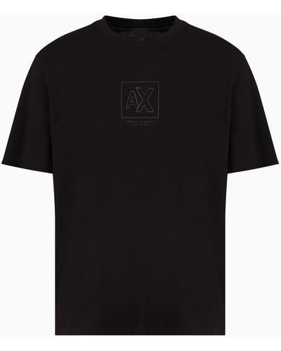 Armani Exchange Regular Fit T-shirts - Black