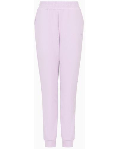 Armani Exchange Sweatpants In Scuba Fabric - Pink