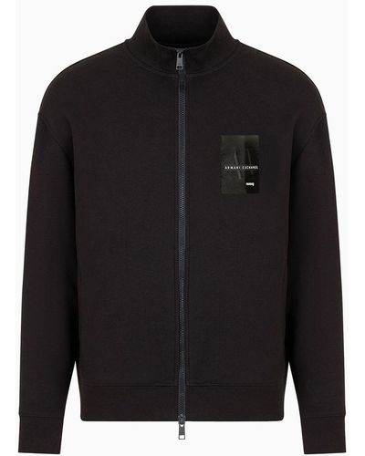 Armani Exchange Sweatshirts Mit Reißverschluss - Schwarz