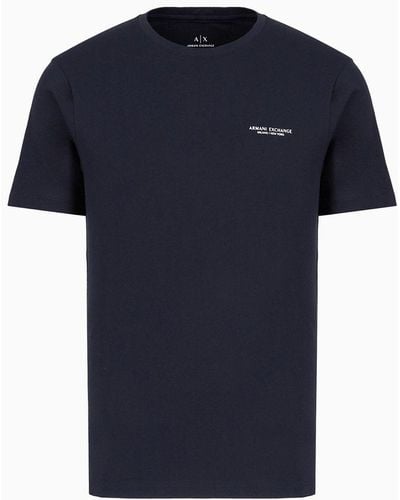 Armani Exchange Camiseta De Punto Regular Fit - Negro