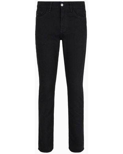 Armani Exchange J14 Skinny Fit Jeans In Bull Stretch Cotton - Black