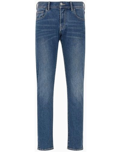 Armani Exchange J13 Slim Fit Stretch Denim Jeans - Blue