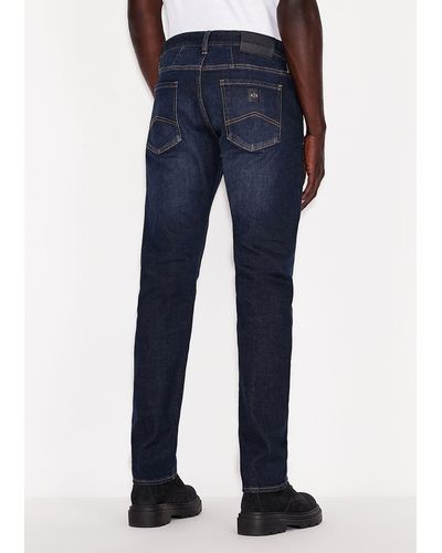 Armani Exchange Slim Fit Jeans - Blue