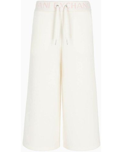 White Wide-leg and palazzo pants for Women