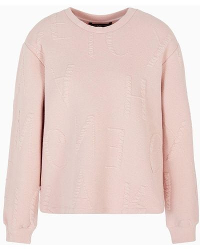 Armani Exchange Sweatshirts Ohne Kapuze - Pink