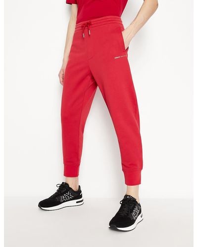 Armani Exchange Pantalones deportivos - Rojo