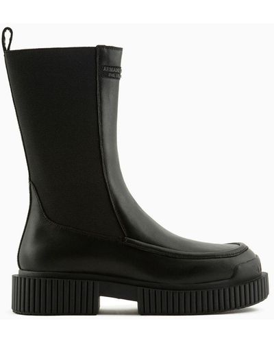 Armani Exchange Ankle Boots - Black